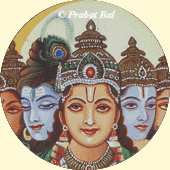 Closeup of a detail of the painting